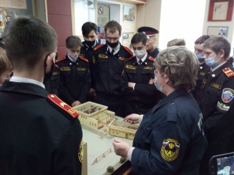 Кадеты казаки окунулись в историю пожарной охраны