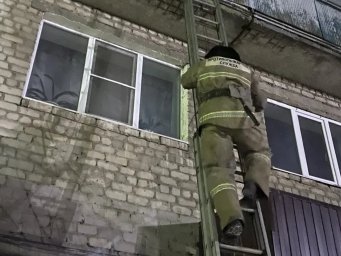 ​Обоянские огнеборцы на оказании помощи населению