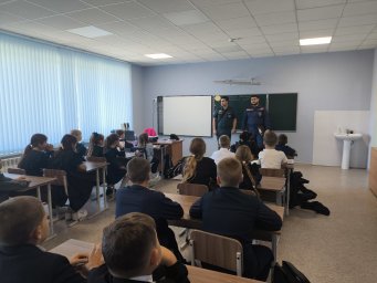 ​Тренировочная эвакуация в Спасской СОШ Медвенского района