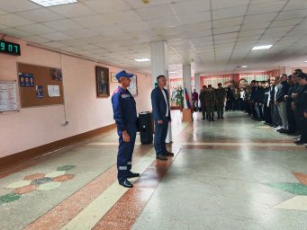 ​Учебная эвакуация в Свободинском аграрно-техническом техникуме