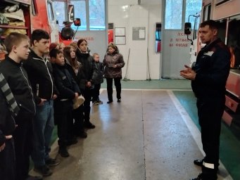 ​Ученики Малолокнянской школы посетили 20-ю пожарную часть