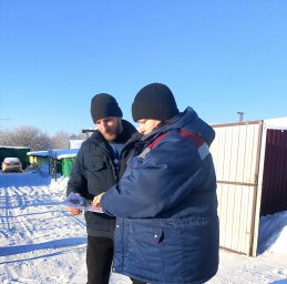 ​Профилактический рейд на территории МО Наумовского сельсовета