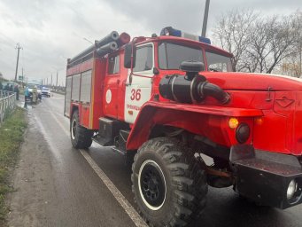 Реагирование на ДТП в селе Черницыно