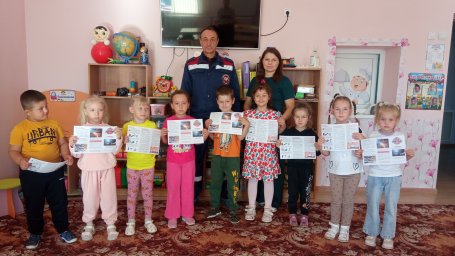 ​Пожарная безопасность для дошколят Золотухинского района