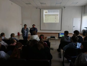 ​Урок по ГО и культуре безопасности в Ольховатской школе Поныровского района