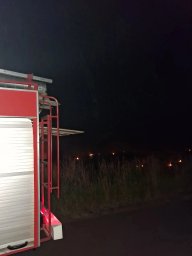 Огнеборцы Золотухинского района на тушении сухой травы