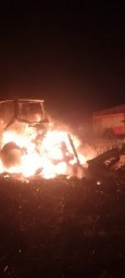 Горение трактора в Фатежском районе ликвидировано