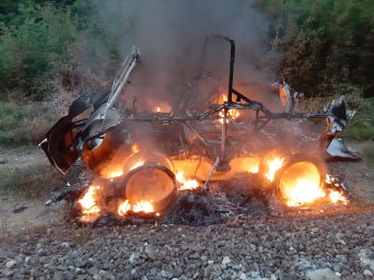​Возгорание в с. Черницыно ликвидировано