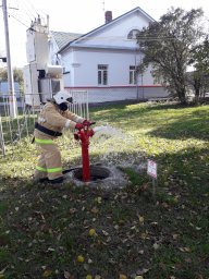 ​Глушковские и Олымские огнеборцы провели ОТИ