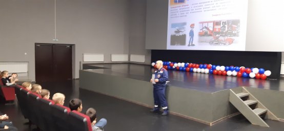 ​Кореневские огнеборцы провели открытые уроки