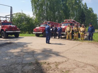 ​Пожарно-тактические учения в Железногорском районе