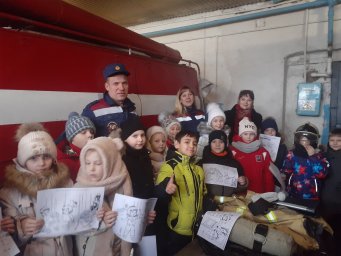​Экскурсия в ПЧ Дмитриевского района