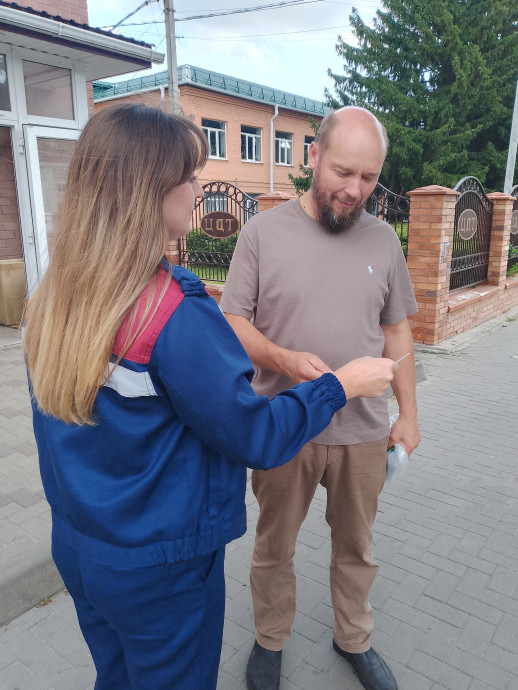 ​Противопожарный рейд в г. Дмитриеве