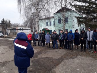 ​Тренировка по безопасности для тимских студентов