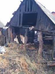 Пожар в Октябрьском районе.