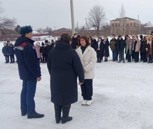 Тренировочная эвакуация в Золотухинской школе