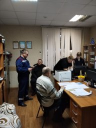 ​Рабочая встреча по вопросом пожарной безопасности в Глушковском районе