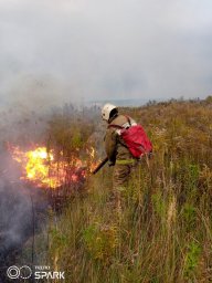 ​Рыльские борцы с огнем побеждают всегда!
