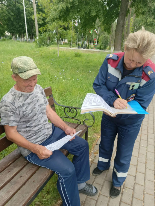 ​Профилактический рейд в п. Тим