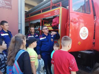 ​Экскурсия в ПЧ Мантуровского района