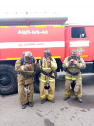 ​Золотухинские огнеборцы провели учения на объекте и учебную эвакуацию