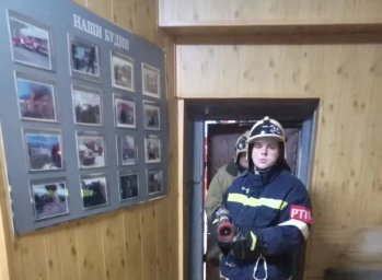 ​Обоянские огнеборцы на ночном ПТЗ