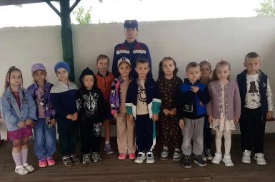 ​Безопасность везде важна! Занятие в детском саду п. Черемисиново