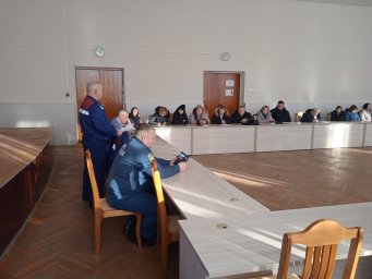 Совместные профилактические занятия в Кореневском районе