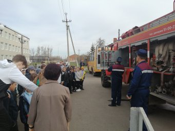 ​Занятия по ППБ в Кривецкой школе Мантуровского района