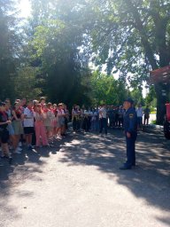 ​Железногорские пожарные провели комплексное занятие