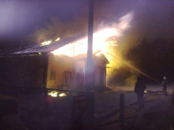 ​Огнеборцы Курского района на тушении пожаров