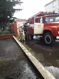 В Глушковском районе прошло  контрольно-проверочное пожарно-тактическое учение