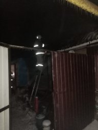 ​Теткинские огнеборцы потушили возгорание на чердаке