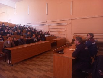 ​Студентам Рыльского авиационно-технического колледжа о пожарной безопасности