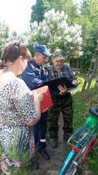 ​Пожарно-профилактический рейд в Золотухинском районе