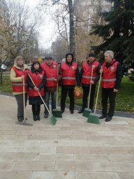 ​Работники Противопожарной службы вышли на субботник