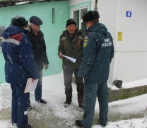 Подворовый обход в Черемисиновском районе