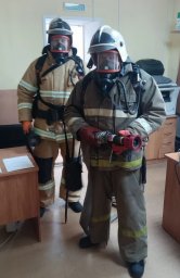 Огнеборцы ПЧ Черемисиновского, Обоянского и Мантуровского районов на практических занятиях и проверк