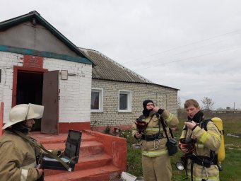 Глушковские и пристенские пожарные. Учения и инструктажи