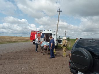 ​Черемисиновские огнеборцы-спасатели на совместных учениях