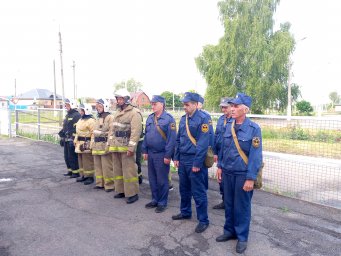 Строевой строй  в Октябрьском  районе
