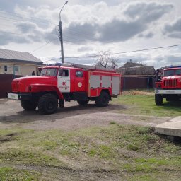 ​Нелегкая смена Черемисиновских пожарных