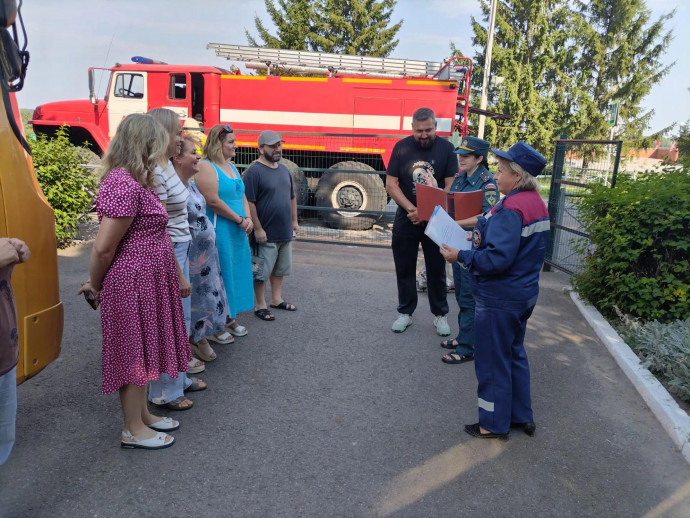 ​Безопасность школ Тимского района к новому учебному году. Всероссийская тренировка и учения огнебор