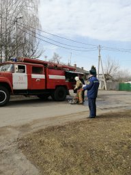 ​Кореневские пожарные отработали нормативы