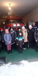 ​В гости в Олымскую пожарную часть