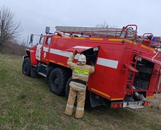 ​Пожарно-тактическое занятие в Конышевском районе