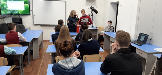 ​ПЧ Курского района провели занятие в МБОУ &laquo;Полевской лицей&raquo;