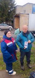 ​Рейды по пожарной безопасности прошли в городе Фатеже и в п. Поныри