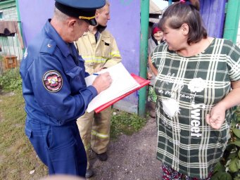 ​Профилактический рейд в Лобазовском сельсовете Октябрьского района