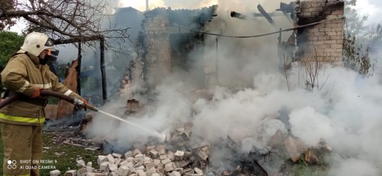 ​Солнцевские огнеборцы потушили дом
